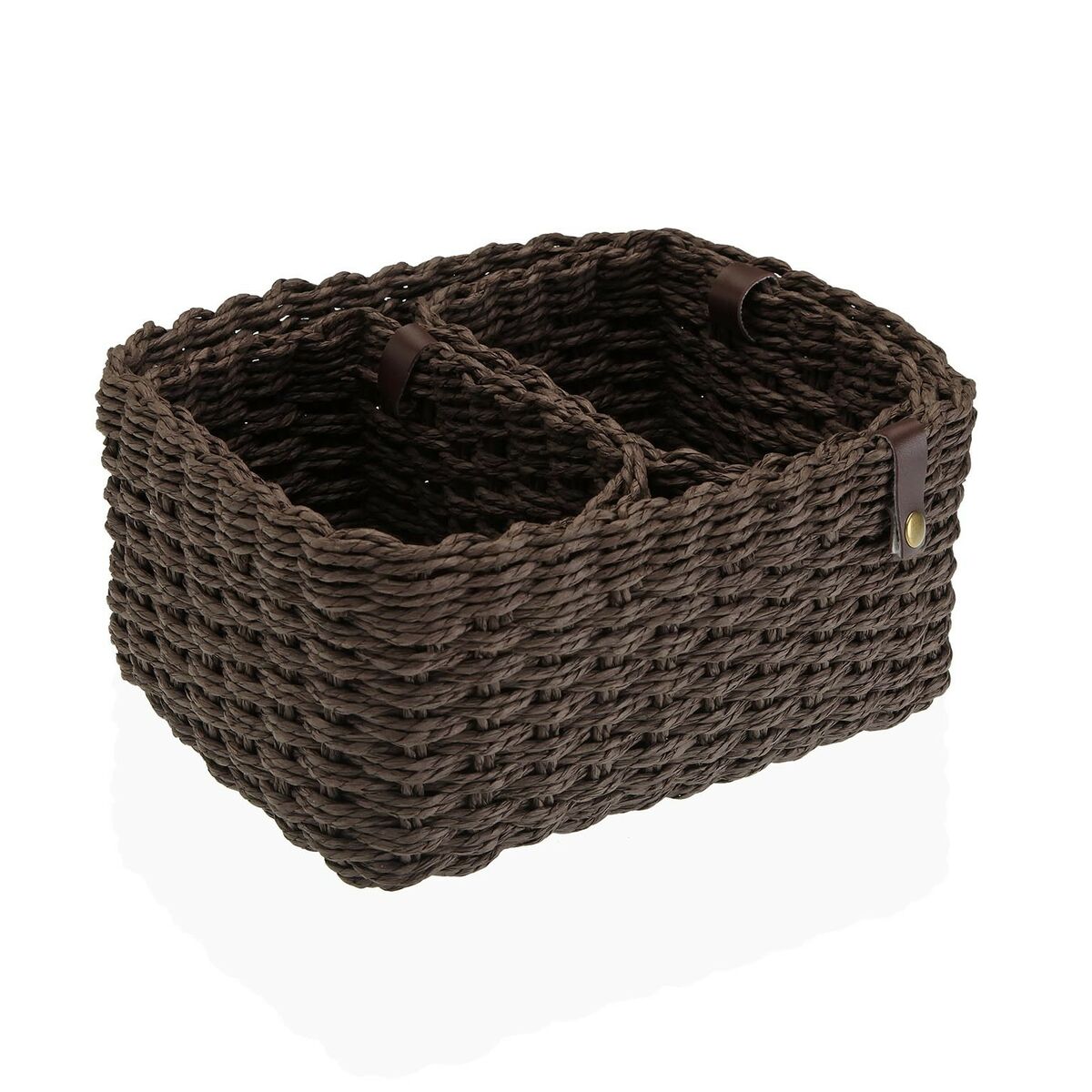 Kurvesæt Versa 19 x 12 x 26 cm Brun